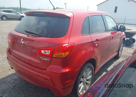 2011 Mitsubishi Outlander Sport Se из США, поврежденный, VIN JA4AR4AU8BZ021254